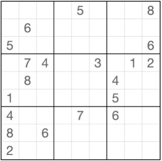 Anti-ritari Sudoku