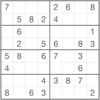 Anti-ritari Sudoku8x8