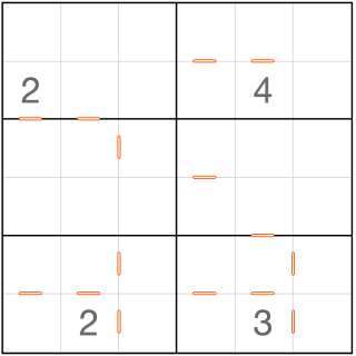 Peräkkäinen Sudoku 6x6