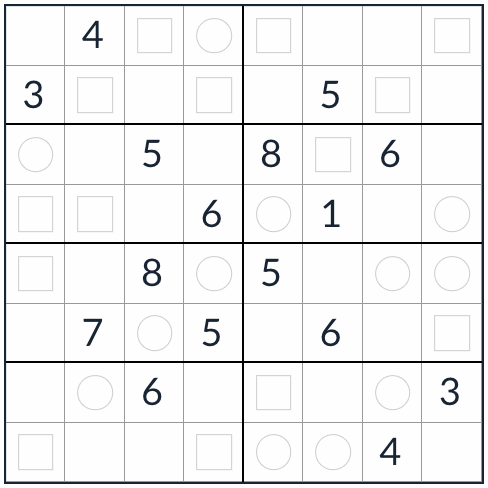 Knight Ant-Opd Sudoku 8x8