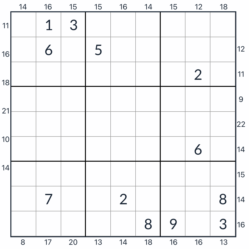 Knight-vastainen runko Sudoku
