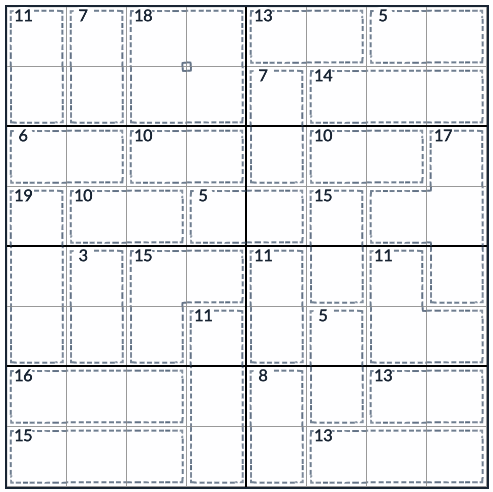 Knight-tappaja Sudoku 8x8