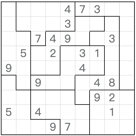 Twin vastaava palapeli Sudoku