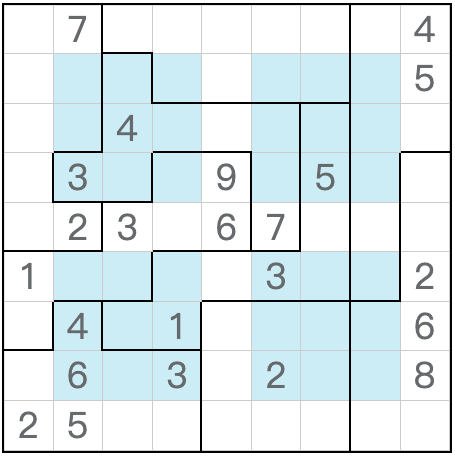 Twin vastaava palapeli Hyper Sudoku