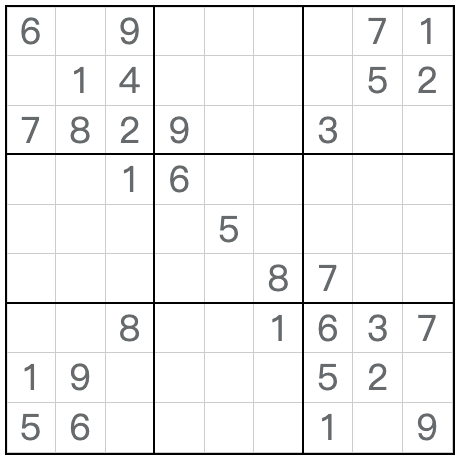 Twin-vastaava Sudoku