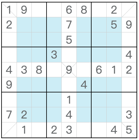 Twin vastaava diagonaalinen hyper Sudoku