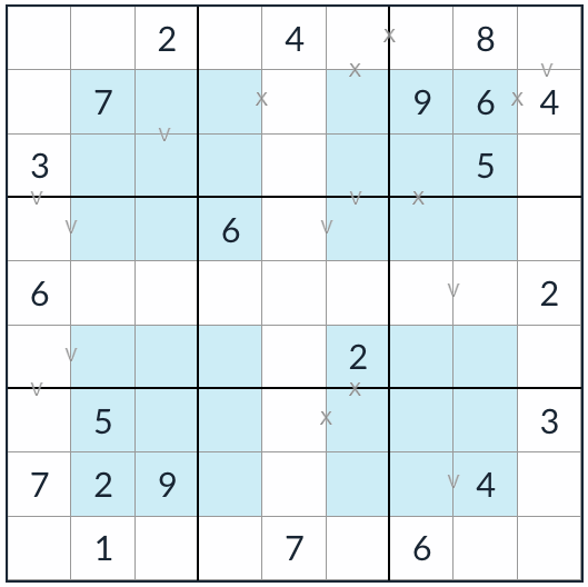 Knight-anti-hyper XV Sudoku